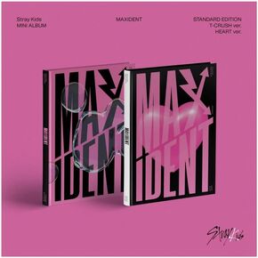 DREAMUS Stray Kids - MAXIDENT Standard Edition CD+Pre-Order Benefit (T-Crush+Heart ver. Set) (JYPK1467)