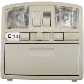 Overhead Consoles w/Sunroof Switch Compatible with 2009-2013 Mazda 6/2010-2015 CX-9 Roof Map Reading Lamp Light, GS4C-69-970D-30,TD77-69-970D-75
