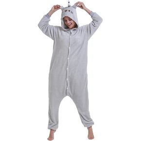 Unisex Adult Animal Onesie Cosplay Costume Sleepwear for Women and Men