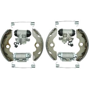 M MATI Front Brake Wheel Cylinders Adjusters Shoes Kit for Honda Recon 250 TRX250 1997-2020 45370-HM8-B41 45350-HM8-B41 06450-HC4-900