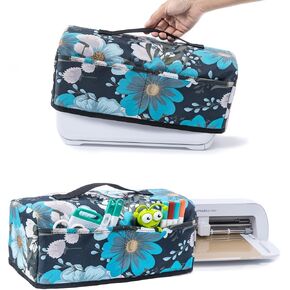 AMOIGEE Dust Cover Compatible with Cricut Joy Xtra Smart Cutting Machine, Cricut Cover with Pockets for Cricut Accessories, Cricut Tools(Patent Pending!)