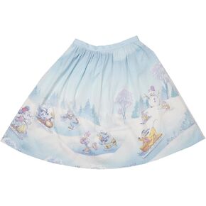 STITCH SHOPPE DISNEY WINTER MICKEY AND FRIENDS TULLE OVERLAY SKIRT 4XL