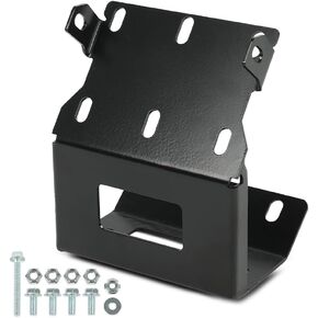 PIT66 ATV Winch Mount Plate Bracket Compatible with Honda Foreman TRX500 2014-2019/Fit Honda Rancher TRX420 2014-2019