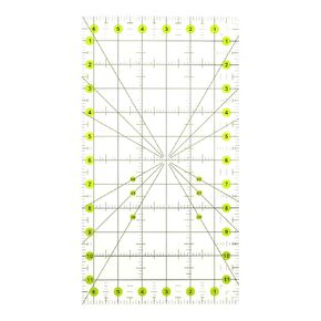 Sewing Ruler, 6.5" X 12" Acrylic Quilting Rulers, Quilting Crafts Supplies, Sewing Fabric Cutting Ruler for Easy Precision Cutting Fabric Paper