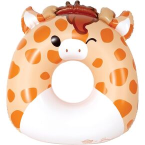 BigMouth x Squishmallows Original Large Inflatable Pool Float, Swimming Tube for Adults and Kids, Pool Party Supplies & Water Toys - Gary The Giraffe Squishmallow