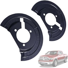 Set of 2 Front Brake Backing Plate 68232018AA 68232019AA Compatible with Dodge Ram 1500 2002-2010│Ram 1500 Classic 2019│Ram 1500 2011-2018 Front Brake Dust Shields 1 Pair
