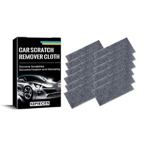 12Pcs Nano Remover Cloth for Car Scratches, Nano Cloth Car Scratch Repair, Easily Repairs Scratches, Paint Residue, Swirls, Water Spots, Restores Original Car Paint Shine