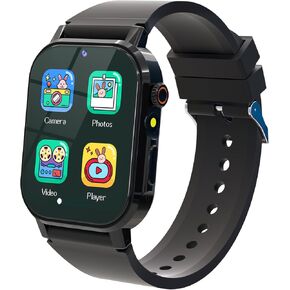 Kids Smart Watch Gifts for Girls Age 4-12, 32 Games HD Touch Screen Kids Watch with Camera Video Music Player Pedometer Flashlight 12/24 hr Educational Toys Birthday Gift for Girls Ages 6 7 8 9 10