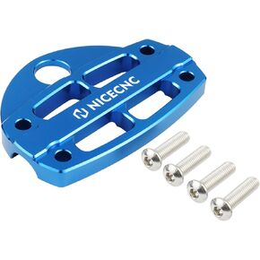 Handlebar Clamp Aluminum Compatible with Yamaha Raptor 700 2006-2023, Raptor 700 Special Edition 2010 Blue