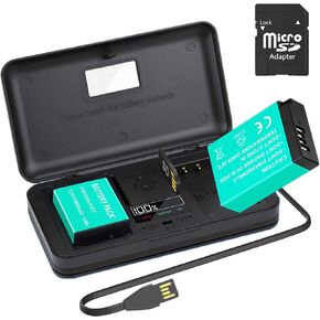 Palogreen LP-E17 Batteries 3 Pack and LCD Dual Charger for Canon EOS RP 200D 250D M3 M5 M6 750D 760D T6i T6s 800D 8000D Kiss X8i Camera