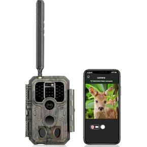 Folgtek 3-Pack Trail Cameras Wildlife Cam 24MP 1296P HD Video Night Vision & 0.1s Trigger Time Motion Activated IP66 Waterproof, 120°Wide Angle Time Lapse & Password Protection for Outdoor Hunting in Kuwait