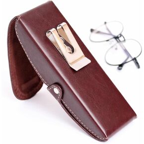 Orsus Hard Glasses Eyeglass Case with Belt Clip, Belt Waist Hard Sunglasses Case 6x2 Inches in Saudi Arabia