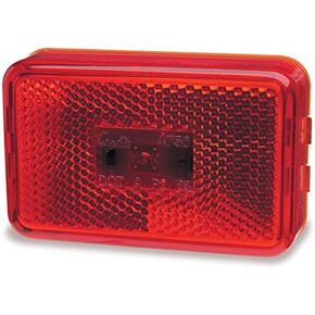 Grote Clearance/Marker, 3-1/8 in, LED, Red