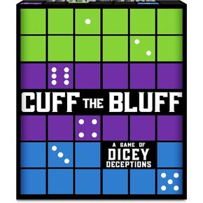 Cuff The Bluff - A Fun Bluffing Dice & Card Game, Family-Friendly Party Game for Kids, Teens & Adults, Gifts Ages 12+, Fast and Easy to Learn