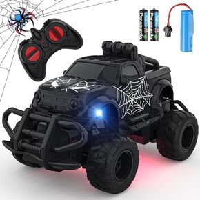 Remote Control Car for Boys 4-7, 1:43 Scale Mini RC Cars for Kids 3-5, RC Truck Christmas Birthday Gift for Toddlers 3 4 5 6 7 8 Year Old Boys (Red)