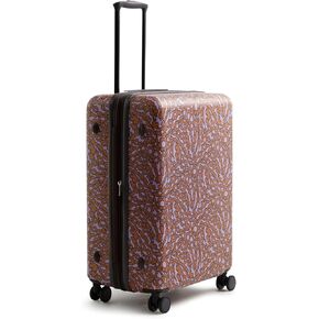 Vera Bradley Women's Hardside Luggage 26 Inch Adair Spinner, Subtle Bouquet, One Size