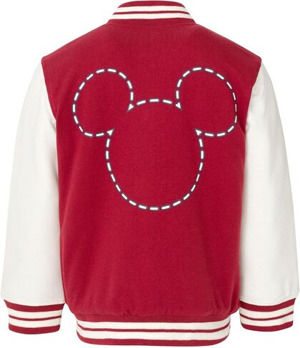 Disney Mickey Mouse Varsity Bomber Jacket Toddler to Big Kid Sizes (2T - 14-16) in Saudi Arabia