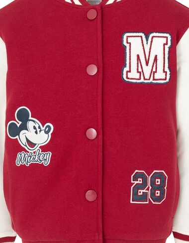 Disney Mickey Mouse Varsity Bomber Jacket Toddler to Big Kid Sizes (2T - 14-16) in Saudi Arabia