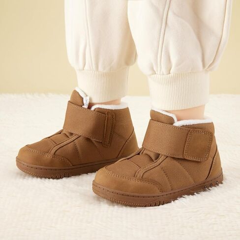 BMCiTYBM Toddler Snow Boots Boys Girls Winter Waterproof Shoes Cold Weather Outdoor in Kuwait