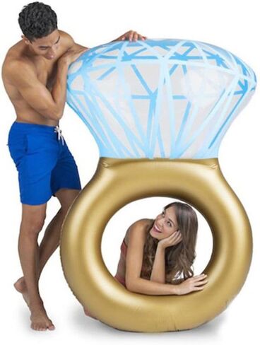 Inflatable Ring Pool,Large Ring Pool Float for Bachelorette Party Decorations,Swimming Pool Party Decorations Fun Toy for Adults & Kids in Saudi Arabia
