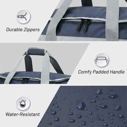 MIER Gym Bag for Men Large Duffel Backpack with Shoe Compartment, 60L Convertible Duffle Bags Weekender Overnight Bag for Gym Sports Travel, Black in Kuwait