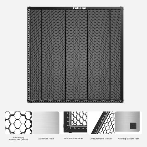 ToCome Honeycomb Laser Bed 300 x 300mm Steel Honeycomb Working Bed for Laser Engraver Laser Cutter 11.8" x 11.8" in Saudi Arabia