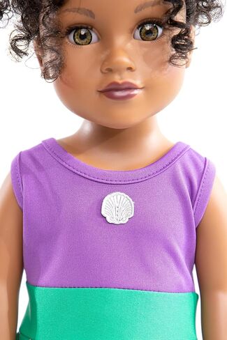 Little Adventures Twirl Princess Doll Dress (Alpine) - Doll Not Included - Machine Washable Child Pretend Play and Party Doll Clothes with No Glitter in Saudi Arabia
