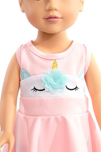 Little Adventures Twirl Princess Doll Dress (Alpine) - Doll Not Included - Machine Washable Child Pretend Play and Party Doll Clothes with No Glitter in Saudi Arabia