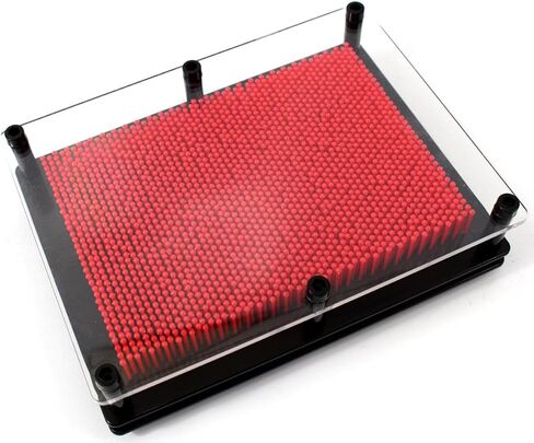 PowerTRC 3D Pin Art Sculpture Pin Impression 8" X 6" Toy Hand Mold | Novelty Gifts | Dark Bluee in Kuwait