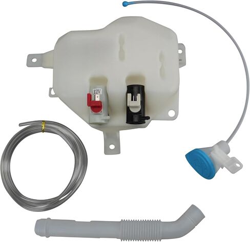 TRQ Windshield Washer Reservoir Compatible with 2002-2004 Acura RSX in Saudi Arabia