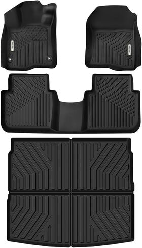 OEDRO Floor Mats & Cargo Liner Fit for Honda CRV Hybrid 2025 2024 2023, TPE All Weather Custom Fit CRV Hybrid Floor Liners and Cargo Mat 4PCS Accessories in Saudi Arabia