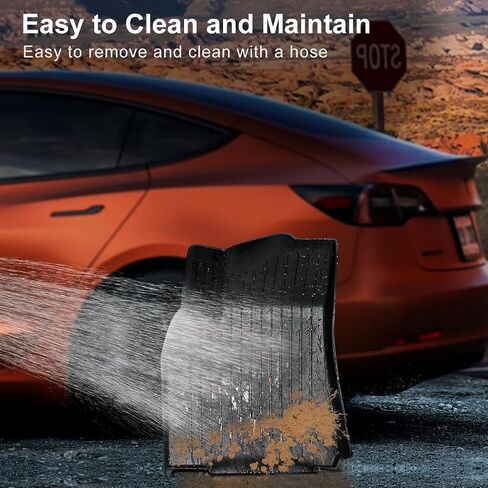Model y Floor Mats & Cargo Liners, KEEPUP 5-Seat Tesla Model Y All Weather Interior Mats | Rear Trunk Mat | Rear Cargo Liner Set | Front Trunk Liner (Not Compatible with 7-Seat Model) in Saudi Arabia
