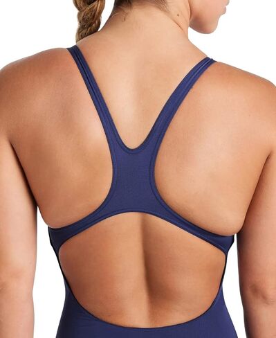 Arena Women's Solid Team MaxLife Swimsuit Swim Pro Open Back One Piece Racing Bathing Suit Competition Training Swimwear in Saudi Arabia