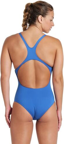 Arena Women's Solid Team MaxLife Swimsuit Swim Pro Open Back One Piece Racing Bathing Suit Competition Training Swimwear in Saudi Arabia