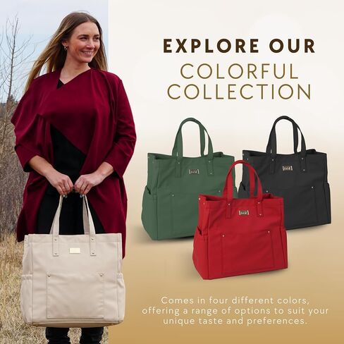Tote bag for Women, 900 D Oxford Lightweight Spacious Tote Handbags, Shoulder Bag for Women | Multifunctional| Durable in Saudi Arabia