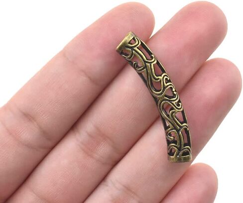 5 × 36 مم خرز أنبوبي منحني ينحني بشكل مناسب ليناسب خط البشرة، تألق فضي نابض بالحياة بالتساوي على نطاق واسع من الداخل، يتغذى من خلال سحر المعكرونة، نحاس عالي الجودة لأساور الذاكرة المصنوعة يدويًا، أقراط 5 قطع in Saudi Arabia
