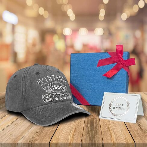 1924-1994 Birthday Gifts for Men Women,Personalized 30th-100th Birthday Ideas Gift,Parents Vintage Hat, in Saudi Arabia