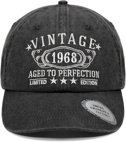 1924-1994 Birthday Gifts for Men Women,Personalized 30th-100th Birthday Ideas Gift,Parents Vintage Hat, in Saudi Arabia