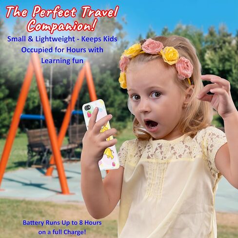 لعبة الهاتف الخليوي للأطفال الصغار تعلم اللعب الهاتف الذكي | مع 8 أوضاع وأضواء وامضة للأولاد والبنات in Kuwait