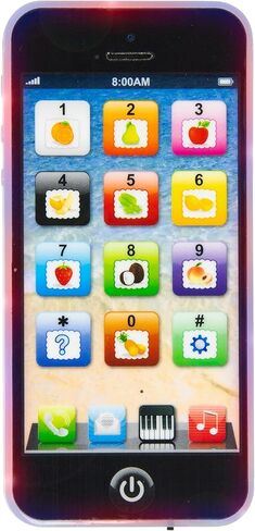 لعبة الهاتف الخليوي للأطفال الصغار تعلم اللعب الهاتف الذكي | مع 8 أوضاع وأضواء وامضة للأولاد والبنات in Kuwait