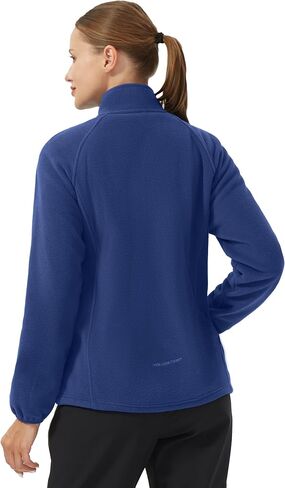 Pioneer Camp Women's Lightweight Fleece Jacket Full Zip Polar Soft Warm Winter Coat Antistatic Outwear with Zipper Pockets in Kuwait