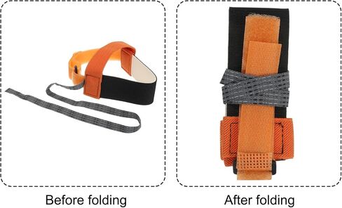 MECCANIXITY 2pcs ESD Anti Static Foot Heel Straps Anti Static Wrist Strap Band Adjustable for Grounding Removing Static Orange in Kuwait