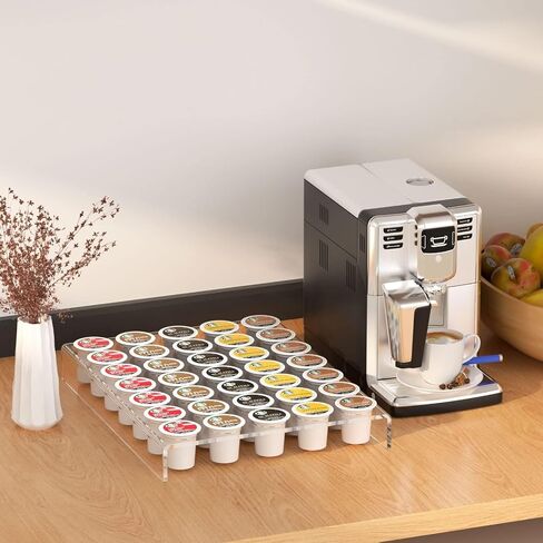 AITEE Acrylic K Cup Drawer Organizer Tray Pod Holder for 24 Coffee Capsules in Saudi Arabia