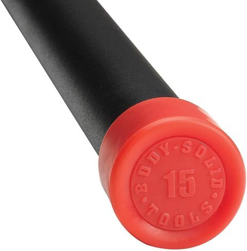 Body-Solid Rubber Padded Weighted Bar - Stretching Weight Exercise Bars for Physical Therapy, Body Toning, Aerobics, Yoga, Pilates in Kuwait