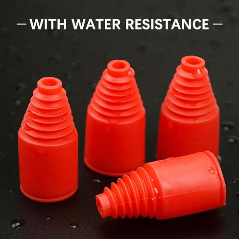 RC Axle Boot 4PCS Quality Rubber 23 x 47mm Shock Boot Black Half-Shaft Dust Cover for 1:5 RC Remote Car Hpi Baja Rovan King Motor 5B 5T 5SC in Saudi Arabia