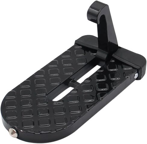 Car Door Step for Easy Roof Access -Multi-Foldable Aluminum Alloy Car Step Hook for Most Cars, SUVs, Trucks - with Glass Breaker - Roof Rack Accessories - Max Load 400 lbs in Saudi Arabia