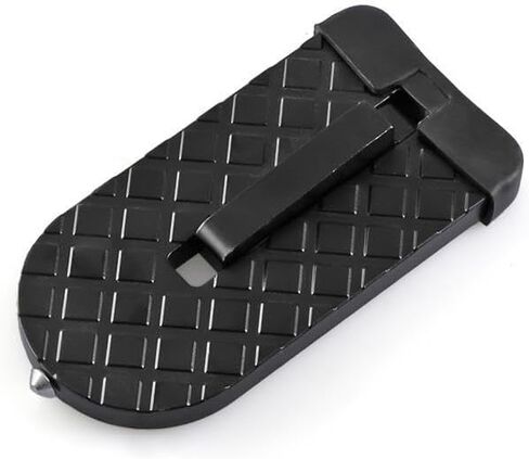 Car Door Step for Easy Roof Access -Multi-Foldable Aluminum Alloy Car Step Hook for Most Cars, SUVs, Trucks - with Glass Breaker - Roof Rack Accessories - Max Load 400 lbs in Saudi Arabia