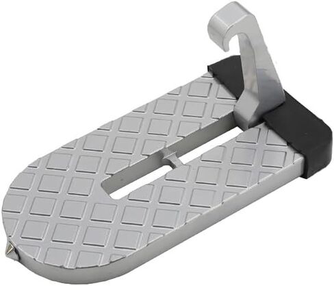 Car Door Step for Easy Roof Access -Multi-Foldable Aluminum Alloy Car Step Hook for Most Cars, SUVs, Trucks - with Glass Breaker - Roof Rack Accessories - Max Load 400 lbs in Saudi Arabia