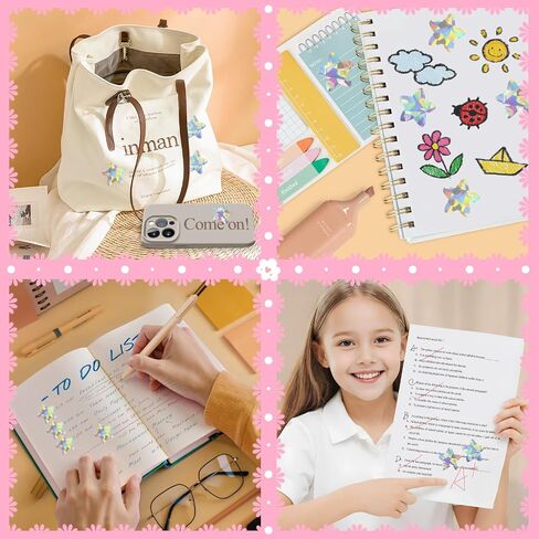 2 Rolls Gold Star Stickers for Kids Reward, 1000Pcs Holographic Sparkly Metallic Foil Stickers for Teacher Supplies Classroom, Behavior Chart Home, Student Planners (1.0 Inch) in Saudi Arabia