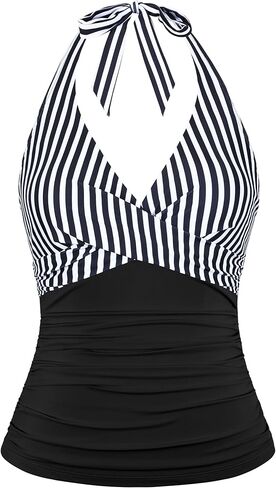 ملابس السباحة النسائية من Mycoco، ملابس السباحة Underwire Tankini، ذات التحكم في البطن، ملابس السباحة العلوية فقط in Kuwait